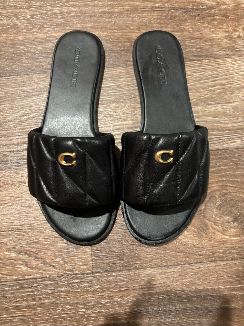 Coach Holly Quilted Sandals - Picture 2 of 4